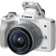 Canon EOS M50 kit (15-45mm) IS STM White (2681C057)