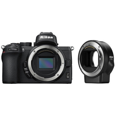 Nikon Z50 Body + FTZ Mount Adapter (VOA050K003)