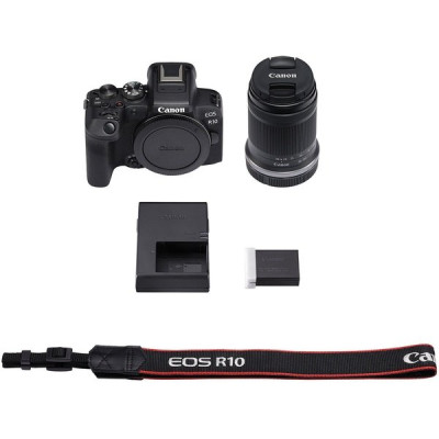 Canon EOS R10 kit (RF-S 18-150mm) IS STM + Mount Adapter EF-EOS R (5331C029)