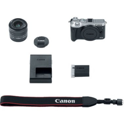 Canon EOS M6 kit (15-45mm) Silver
