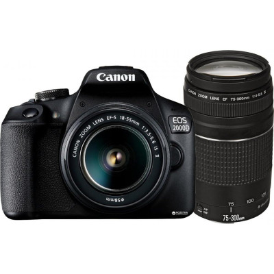 Canon EOS 2000D kit (18-55 + 75-300)