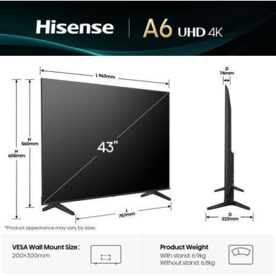 Hisense 43A6Q