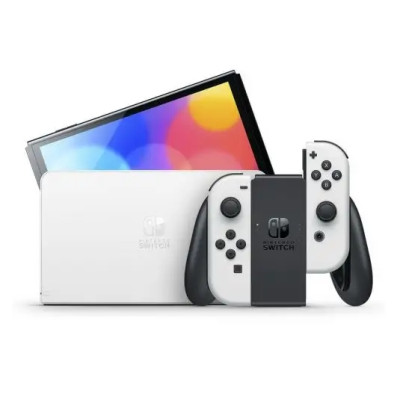 Nintendo Switch OLED with White Joy-Con