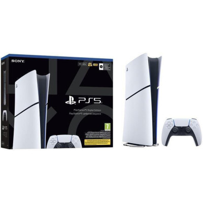 Sony PlayStation 5 Slim Digital Edition 825GB White (1000040658)