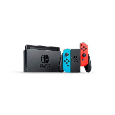 NINTENDO SWITCH NEON BLUE / NEON RED JOY-CON + MARIO KART 8 DELUXE