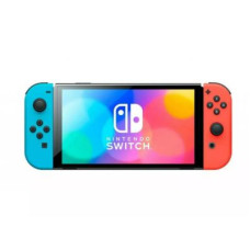 Nintendo Switch OLED with Neon Blue and Neon Red Joy-Con (NSH007)