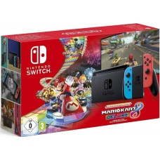 Nintendo Switch Neon Blue-Red Mario Kart 8 Deluxe Bundle