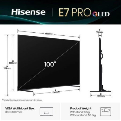 Hisense 100E7Q PRO