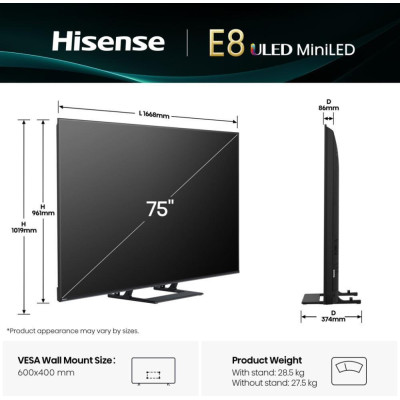 Hisense 75E8Q