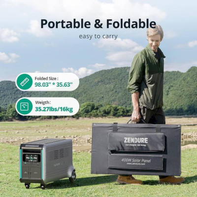 Zendure 400W Solar Panel (ZD400SP-MD-GY)