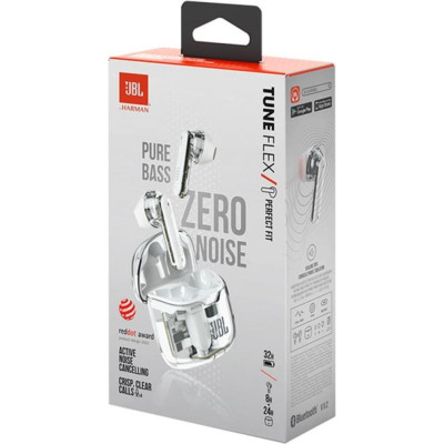 JBL Tune Flex 2 Ghost White (JBLTFLEX2GWHT)