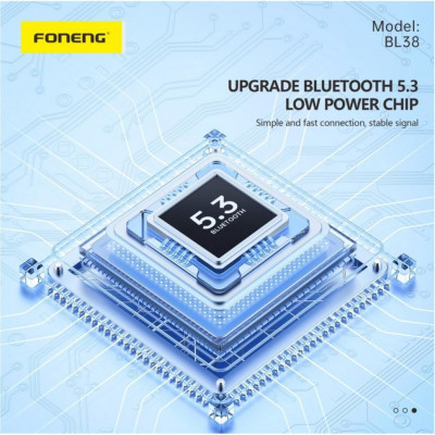 Foneng Neckband Sport Black (BL38)