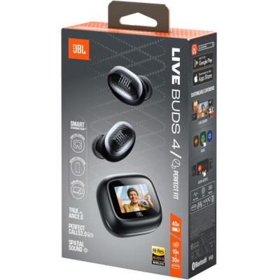 JBL Live Buds 4 Black (JBLLIVEBUDS4BLK)