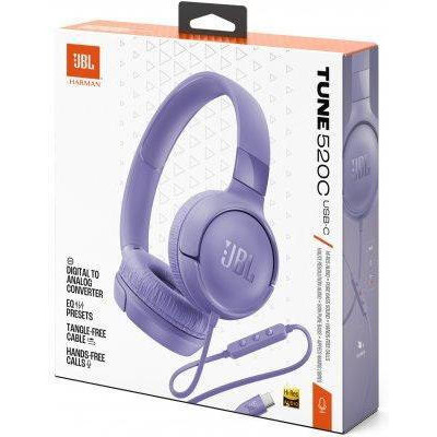 JBL Tune 520C USB-C Purple (JBLT520CPUR)