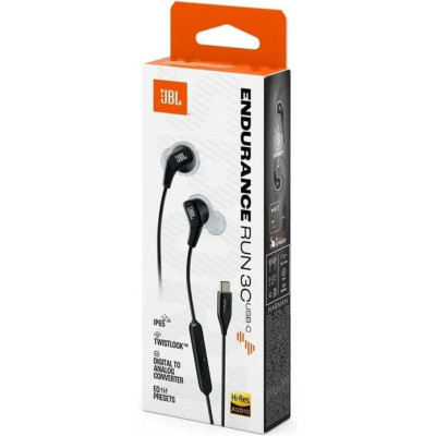 JBL Endurance Run 3 3C USB-C Black (JBLENDURRUN3CBLKG)