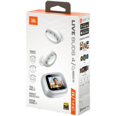 JBL Live Buds 4 Silver (JBLLIVEBUDS4SIL)