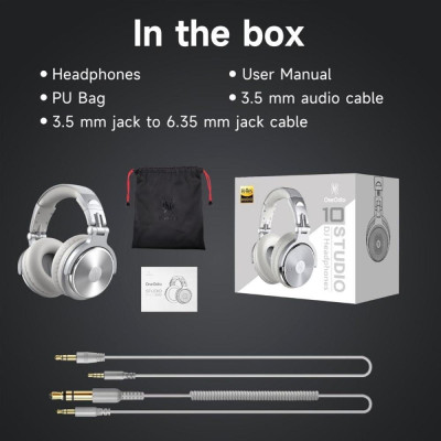 OneOdio Pro 10 Silver