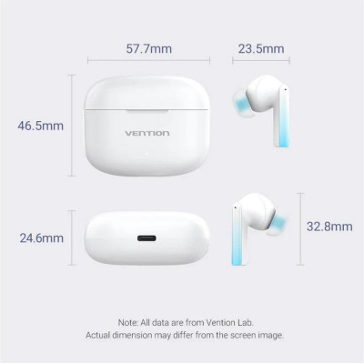 Vention Elf Earbuds E04 White (NBIW0)