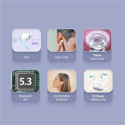 Vention Elf Earbuds E04 White (NBIW0)