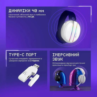 Proove Gaming Glimmer (APP) White (WHGL00022017)