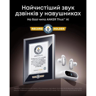 Anker SoundCore Liberty 5 Pro White (D1203G21)