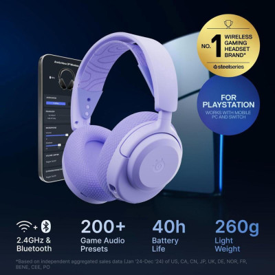 SteelSeries Arctis Nova 3P Wireless MultiPlatform Lavender (61692)