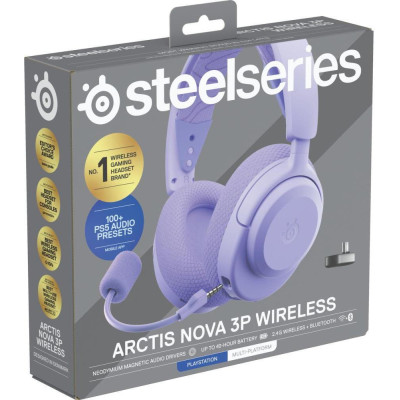 SteelSeries Arctis Nova 3P Wireless MultiPlatform Lavender (61692)