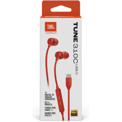 JBL Tune 310C Red (JBLT310CRED)