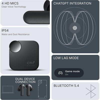 CMF by Nothing Buds 2a B185 Light Grey (A10600109)