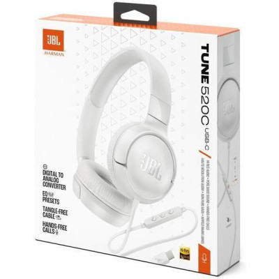 JBL Tune 520C USB-C White (JBLT520CWHT)
