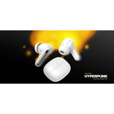 HATOR Hyperpunk Truepods Hybrid ANC White (HTA432)