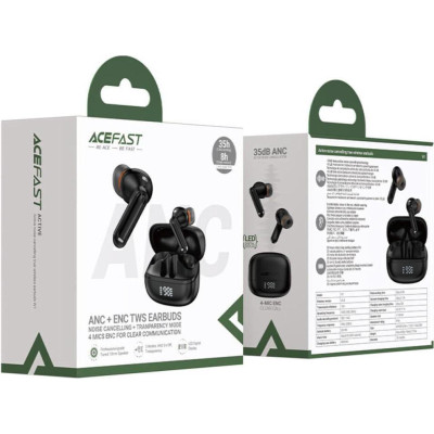 TWS Acefast W1 Black (6974316283614)