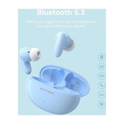 TWS Vention Elf Earbuds E01 Blue (NBFS0)