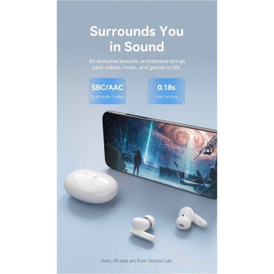 TWS Vention Elf Earbuds E01 Blue (NBFS0)