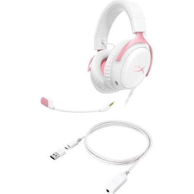 HyperX Cloud III White/Pink (9W1Q4AA)