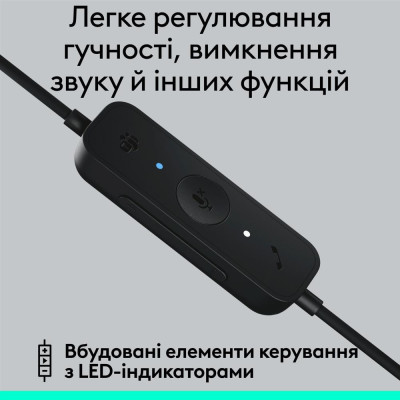 Logitech H570e Stereo USB-C Black (981-001431)