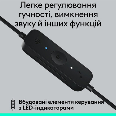 Logitech H570e Stereo USB-C Black (981-001431)