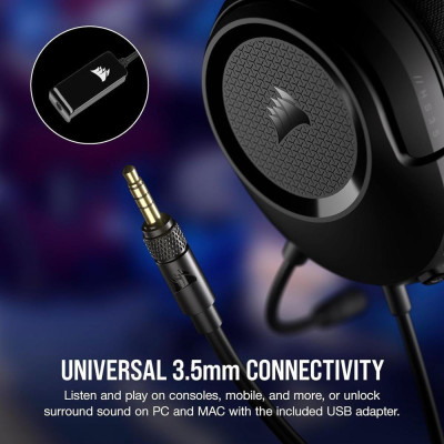 Corsair HS35 SURROUND v2 Black (CA-9011386)