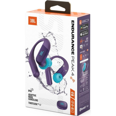 TWS JBL Endurance Peak 4 Purple (JBLENDUPEAK4PUR)