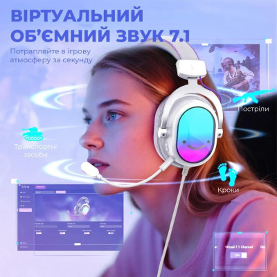 FIFINE H16W 7.1 RGB White