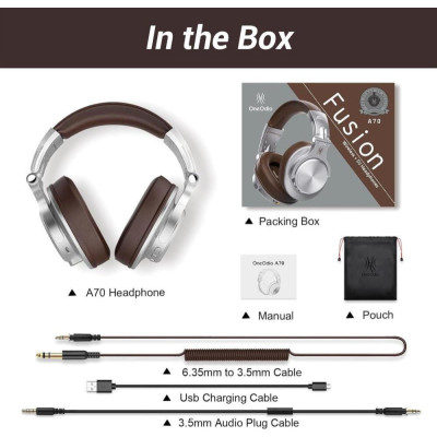 OneOdio Fusion A70 Silver Brown