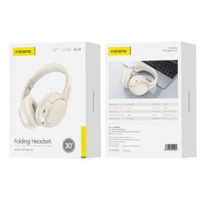 Foneng Neckband Sport Beige (BL53-BG)