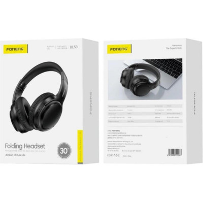 Foneng Neckband Sport Black (BL53-BL)
