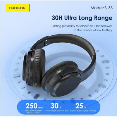 Foneng Neckband Sport Black (BL53-BL)