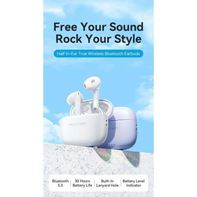 TWS Vention Elf Earbuds E03 White (NBHW0)