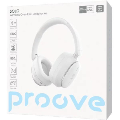 Proove Solo with ANC (APP) White (HPSL0001AP02)