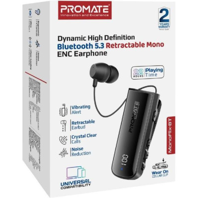 Promate Monoflix-bt Black