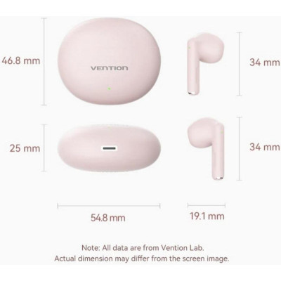 TWS Vention Elf Earbuds E06 Pink (NBKP0)