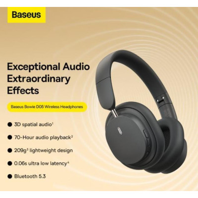 Baseus Bowie D05 Encok Wireless Black (A00024601113-00)