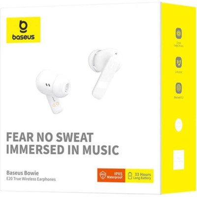 Baseus Bowie E20 White (A00069700223-00)